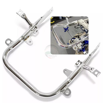 Chrome Silver Rear Grab Bar Bumper For Yamaha Banshee 350 YFZ350 1987-2006 ATV (Silver) | دعامية خلفية لـ بانشي 350 موديل 1987–2006 لون سلفر