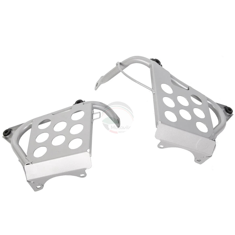 Yamaha Banshee 350 YFZ350 1987-2006 Nerf Bars Heel Guards Footrest Stand (Silver) | دعاسات ونيرف بار لـ بانشي 350 موديل 1987–2006 لون سلفر