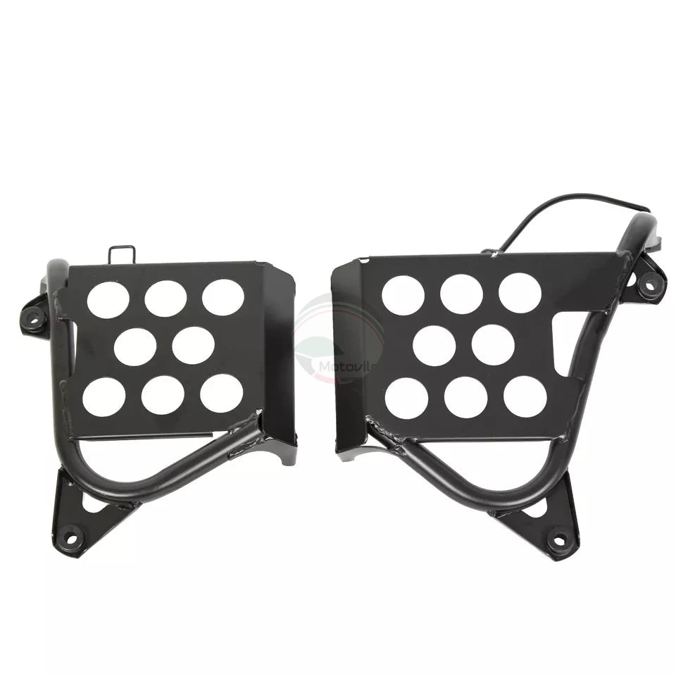 Yamaha Banshee 350 YFZ350 1987-2006 Nerf Bars Heel Guards Footrest Stand (Black) | دعاسات ونيرف بار لـ بانشي 350 موديل 1987–2006 لون أسود