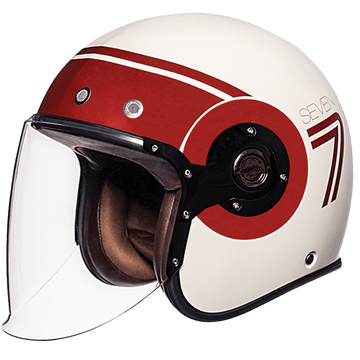 SMK Retro Jet Seven GL130 Open-Face Helmet | Motovile Kuwait