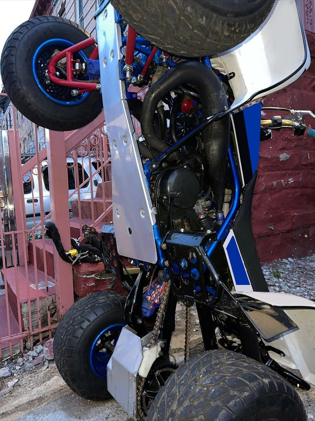 Yamaha Banshee 350 SWING ARM  Skid Plate Guard 1987–2006 | حماية شاصي وبندول بانشي (Copy)