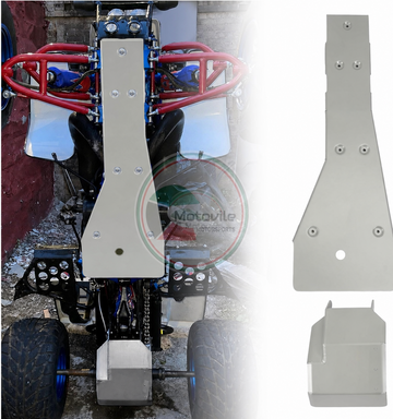 Yamaha Banshee 350 Full Chassis Skid Plate Guard 1987–2006 | Motovile Motorsports صاجة حماية شاصي كامل لـ بانشي 350 موديل 1987–2006