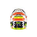 SMK Allterra Full face Off-road Helmet Fulmine Gloss Yellow / White / Red GL174 - Motovile