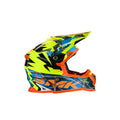 SMK Allterra Fulmine Off-Road Helmet (Flo Black Orange) GL457 - Motovile