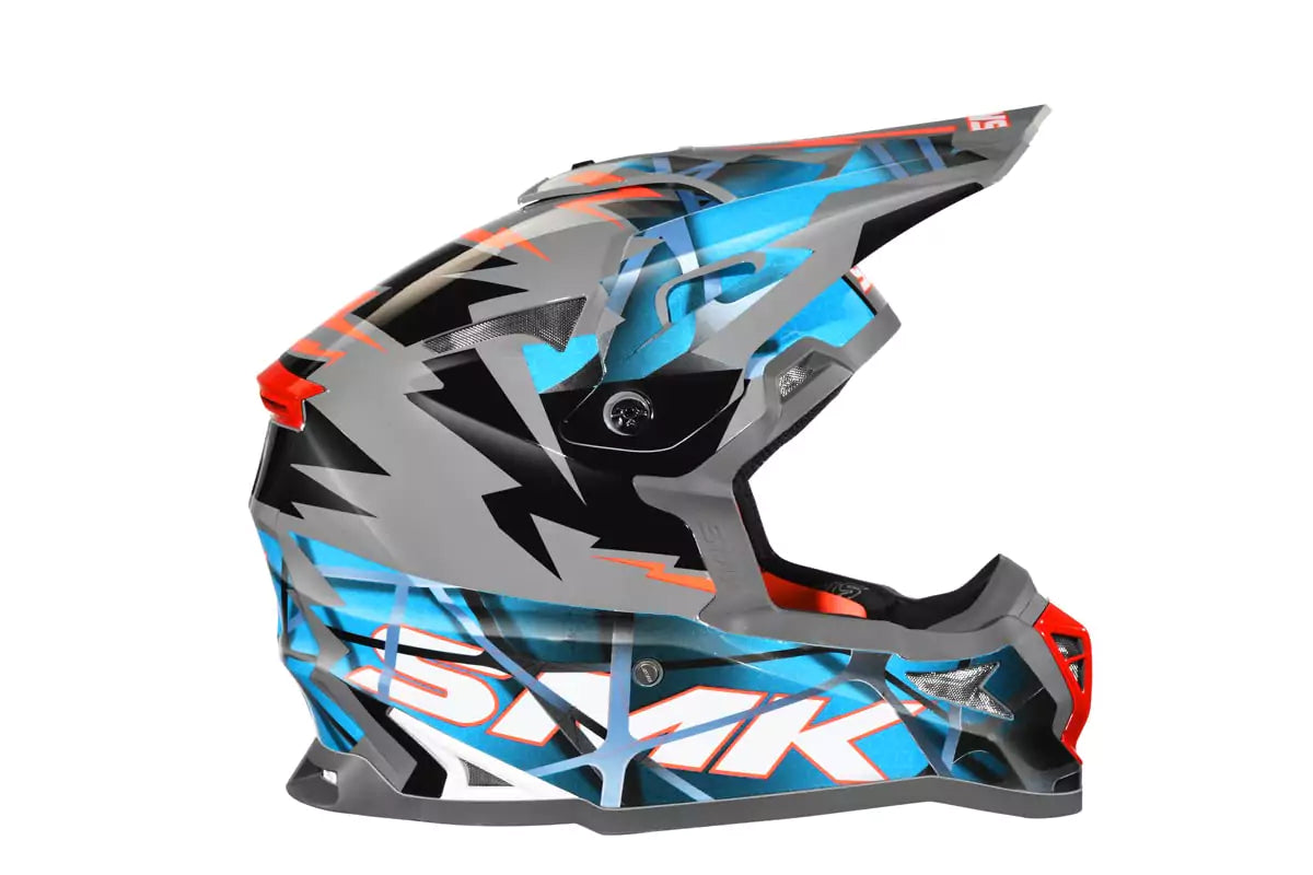 SMK ALLTERRA FULMINE Off-Road Helmet (GL-651) Black