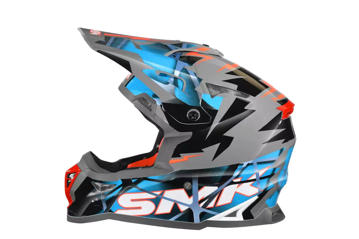 SMK ALLTERRA FULMINE Off-Road Helmet (GL-651) Black