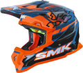 SMK Allterra Tribou Off Road Helmet for Bikers – MATE BLUE (MA527) - Motovile