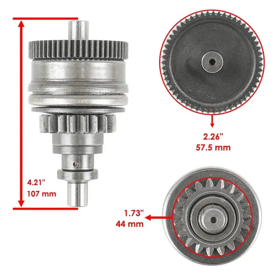 Starter self motor and Bendix Compatible With Yamaha jet ski Waverunner SuperJet 700 XL700 Wave Raider Blaster