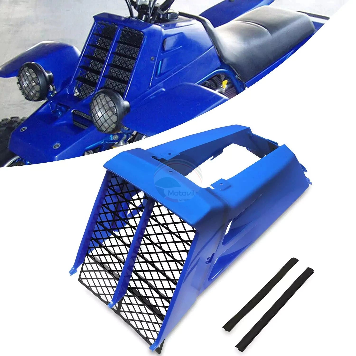 Yamaha Banshee 350 Blue front grill radiator cover Kuwait | شبك بانشي وكفر راديتر