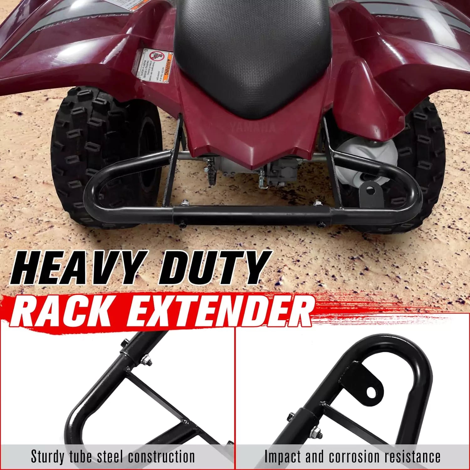 Yamaha Raptor 700 Rear Bumper Guard -Motovile