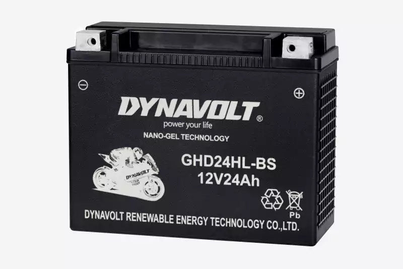 YTX24HL-BS DYNAVOLT BATTERY HARLEY DAVIDSON 12V  - Motovile