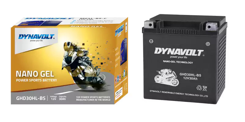 YTX30HL-BS GHD30HL-BS DYNAVOLT HARLEY DAVIDSON 12V30AH Battery - Motovile