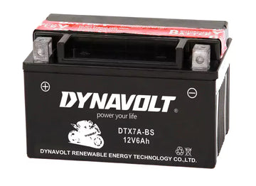 YTX7A-BS DYNAVOLT AGM BATTERY 12V6AH - Motovile