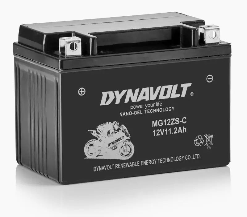 YTZ12S DYNAVOLT NANO GEL 12V11AH BATTERY - Motovile