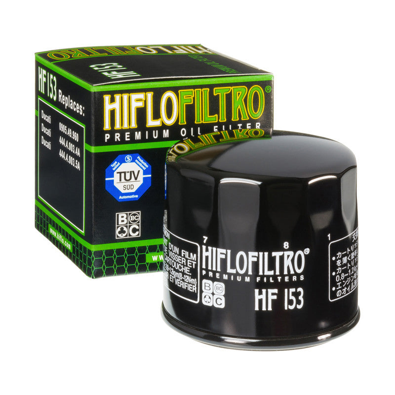 HiFlo Filtro  HF153 Standard Premium Oil Filter - motovile